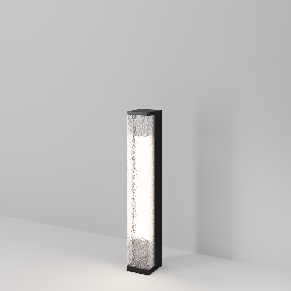 RENDER_Main_Image_O142FL_L11BK1_low Moderne LED-Wegeleuchte Floeva Schwarz 3000K für Garten und Terrasse