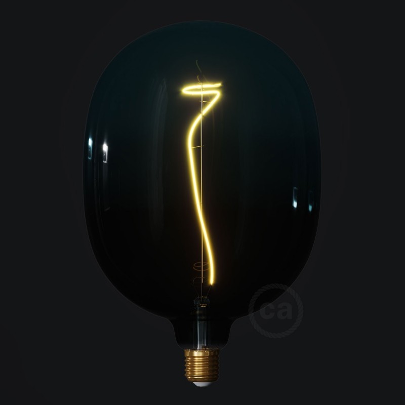 LED-Lampe E27 Dimmbar Filament 4W Cobble Pastelltonfarbige série Egg 2200K