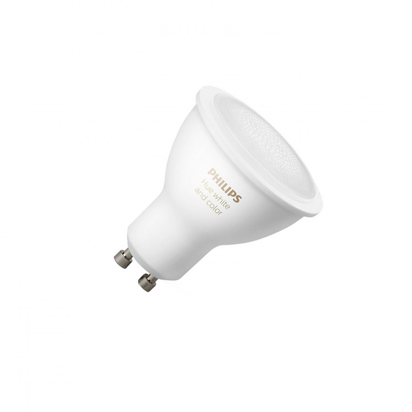 LED-Glühbirne GU10 RGBW PHILIPS Hue White Color 6W