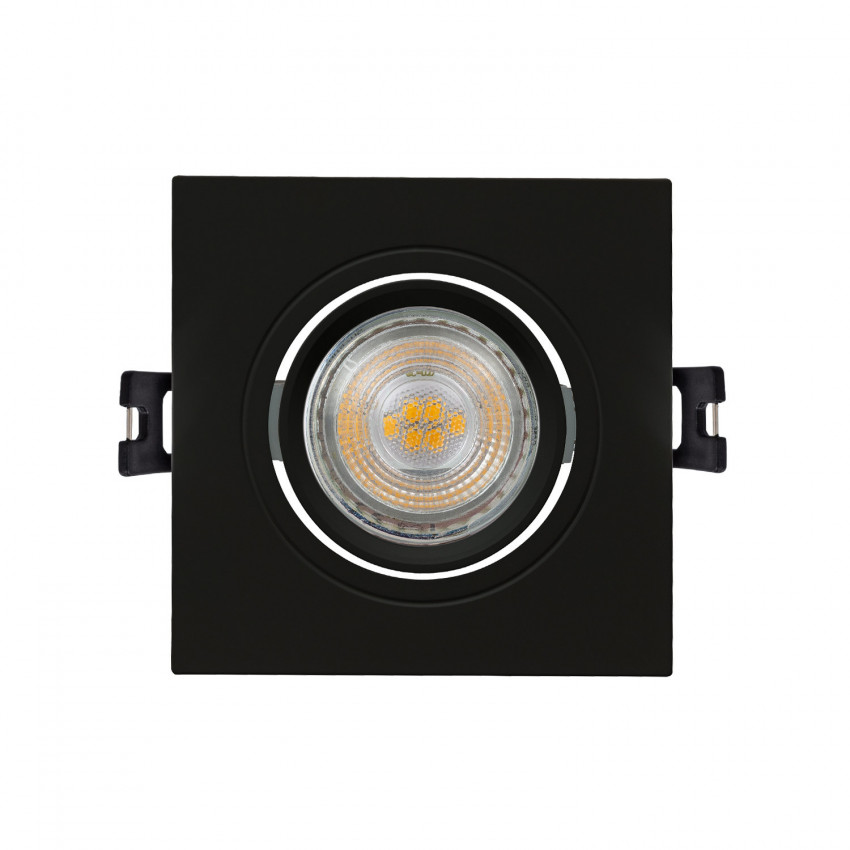 Downlight-Ring Eckig Schwenkbar PC für LED-Lampen GU10 / GU5.3