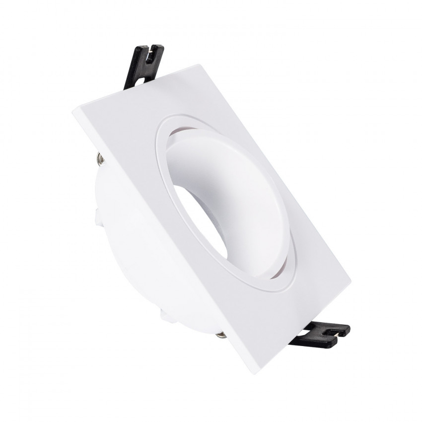 Downlight-Ring Eckig Schwenkbar PC für LED-Lampen GU10 / GU5.3