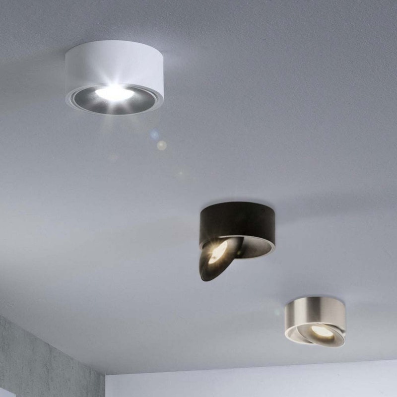 LED Aufbauspot Santa schwenkbar & dimmbar 980lm Warmweiß 3000K Weiß