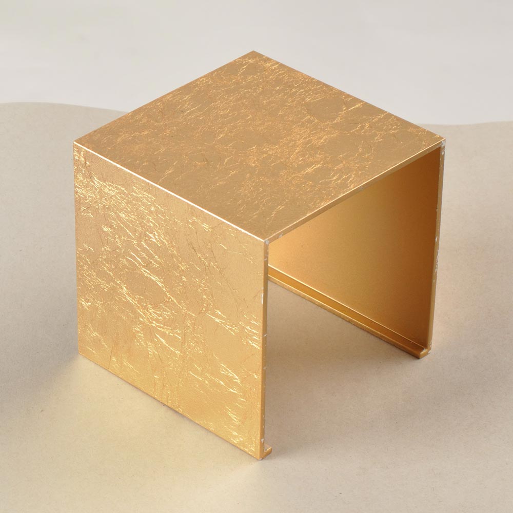 s.LUCE pro Ixa LED Wandleuchte IP44 verstellbare Winkel Goldfarben