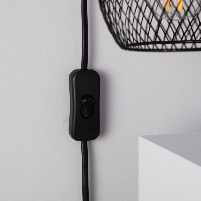 Wandleuchte rohana schwarz