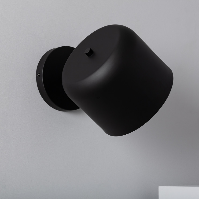 Wandleuchte DJANITT aus Metall schwarz orientierbar