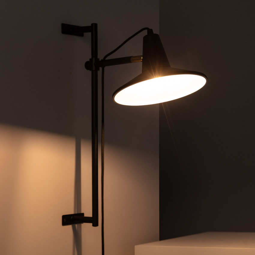 Wandleuchte MARAM aus Metall schwarz