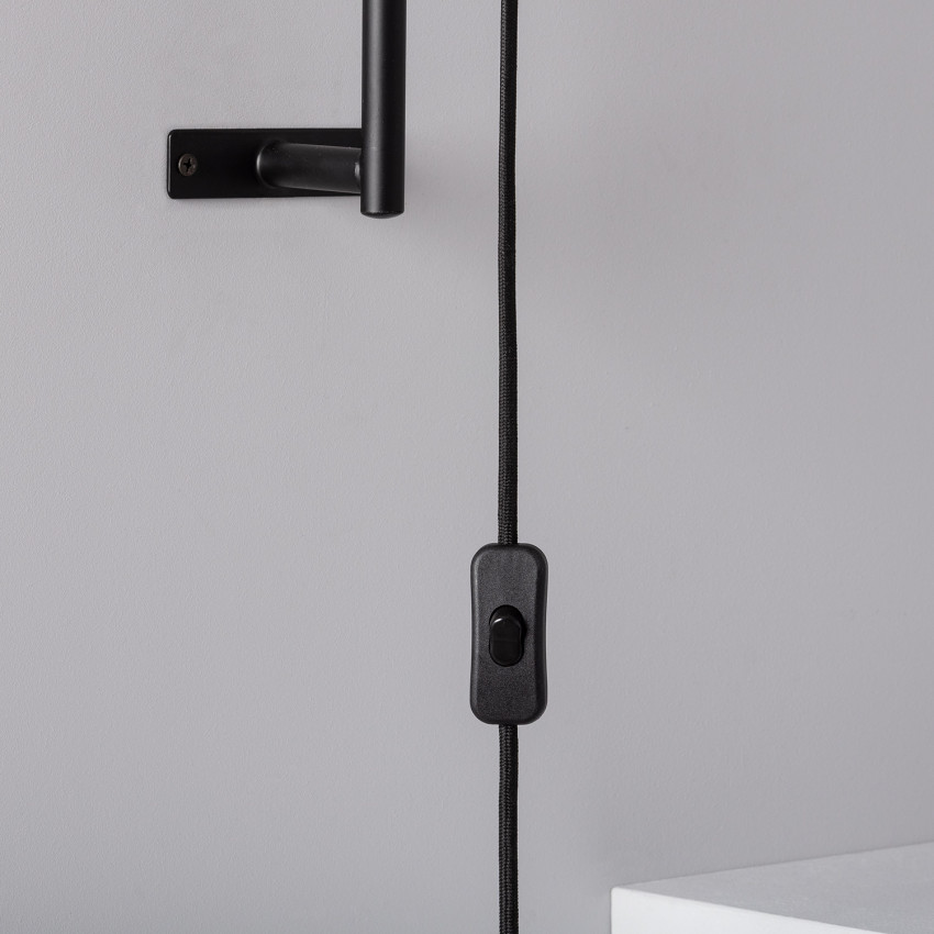 Wandleuchte MARAM aus Metall schwarz