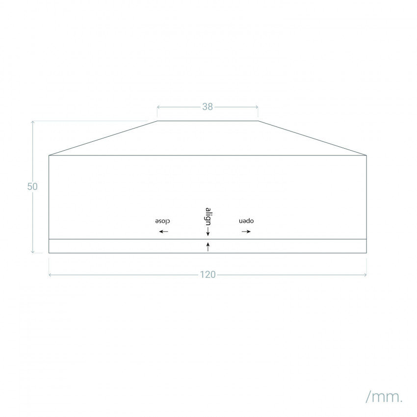 Aufbau-Notleuchte LED 2.5W