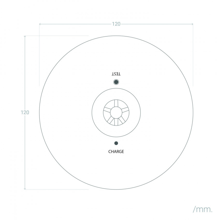 Aufbau-Notleuchte LED 2.5W