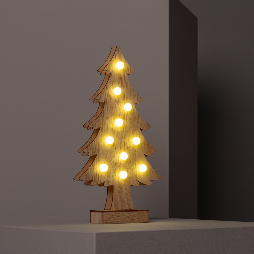 LED-Weihnachtsbaum bois mit Batterie