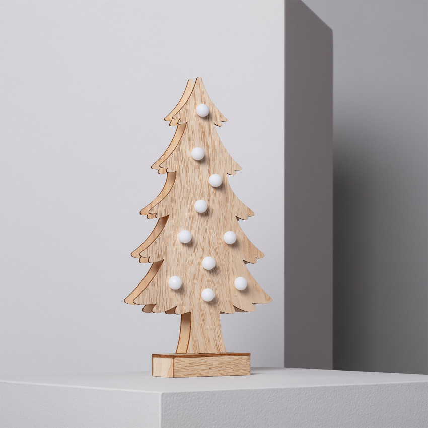 LED-Weihnachtsbaum bois mit Batterie