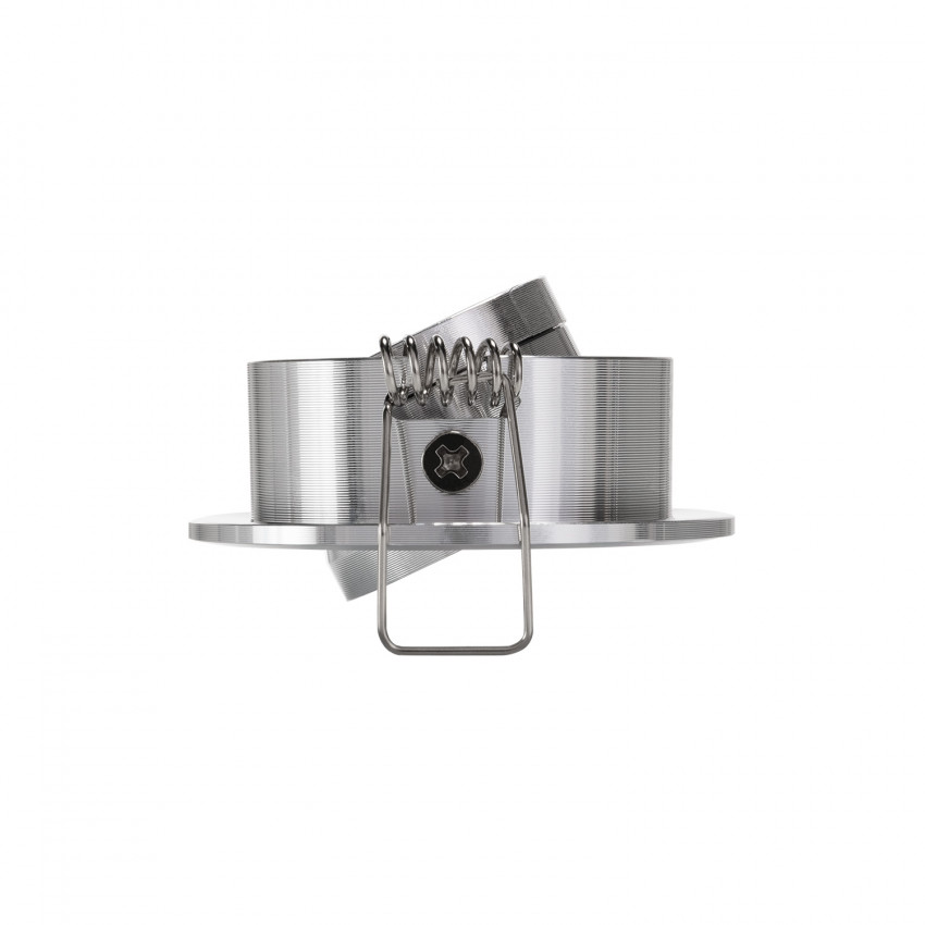 LED Downlight Einbauleuchte COB Schwenkbar 1W Silber Ausschnitt Ø45mm