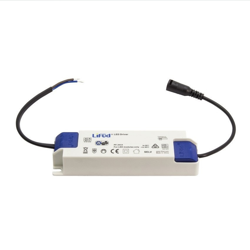 LED-Downlight SAMSUNG Slim CCT wählbar 130lm/W 40W Schwarz Zuschnitt Ø200mm (UGR17)