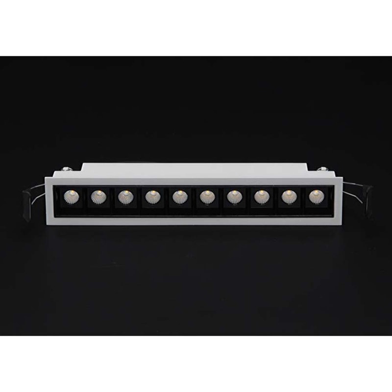 LED Einbau-Rasteleuchte Line 1545lm 10x2W Warmweiß