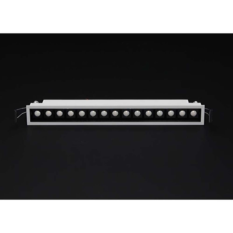 LED Einbau-Rasteleuchte Line 1895lm 15x2W Warmweiß