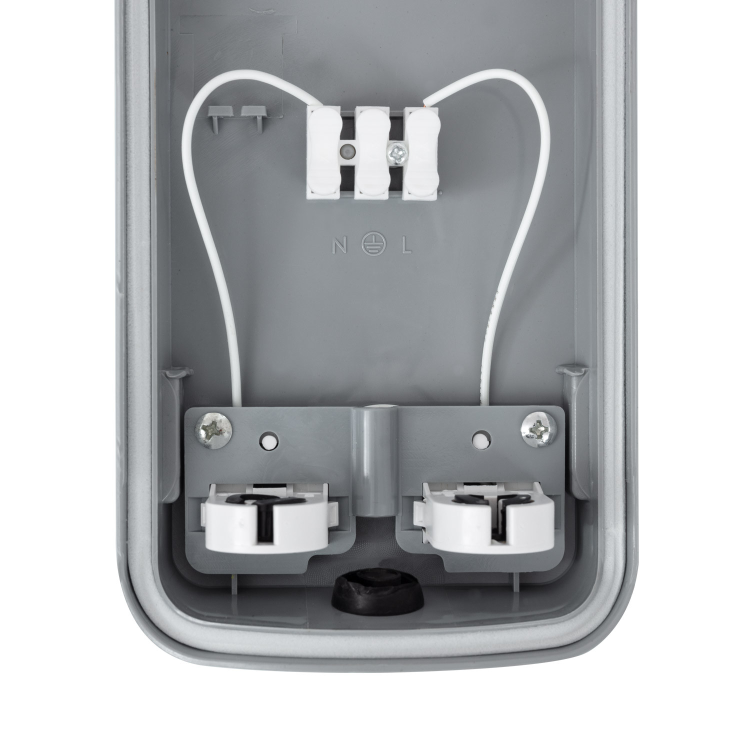 LED Wannenleuchte Slim für zwei Röhren LED 1500mm PC/PC Einseitige Einspeisung