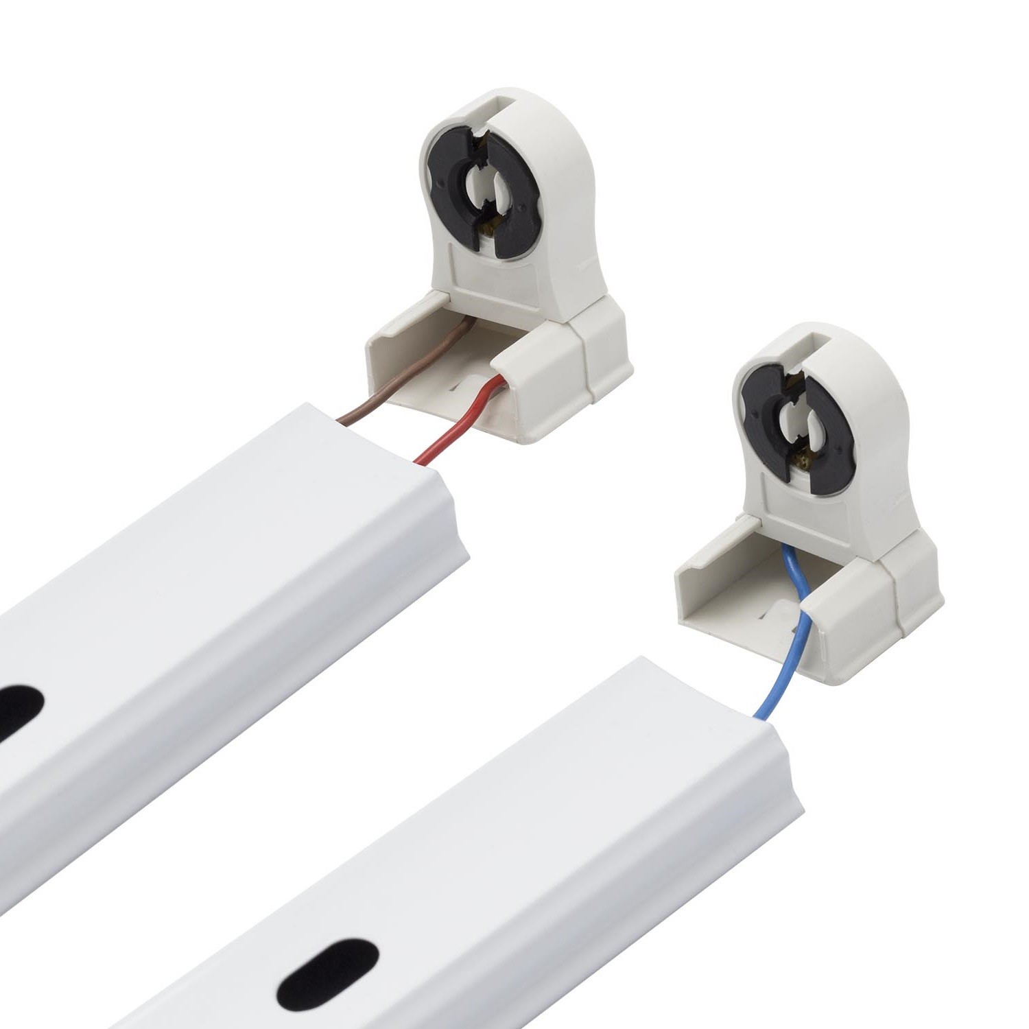 LED Nano T8 Röhre 9W PC 600mm 130lm/W Set mit Halterung