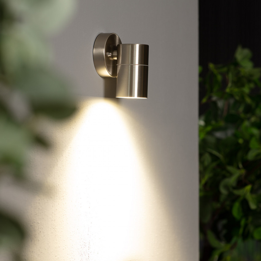 Wandleuchte Mélo Inox Stahl