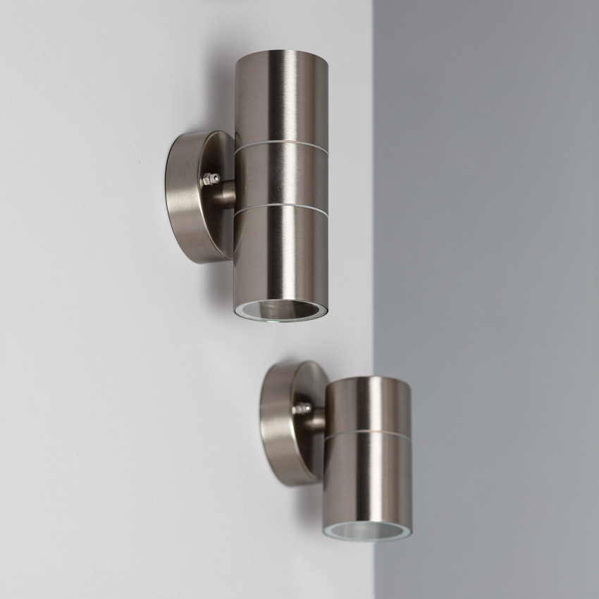 Wandleuchte Mélo Inox Stahl