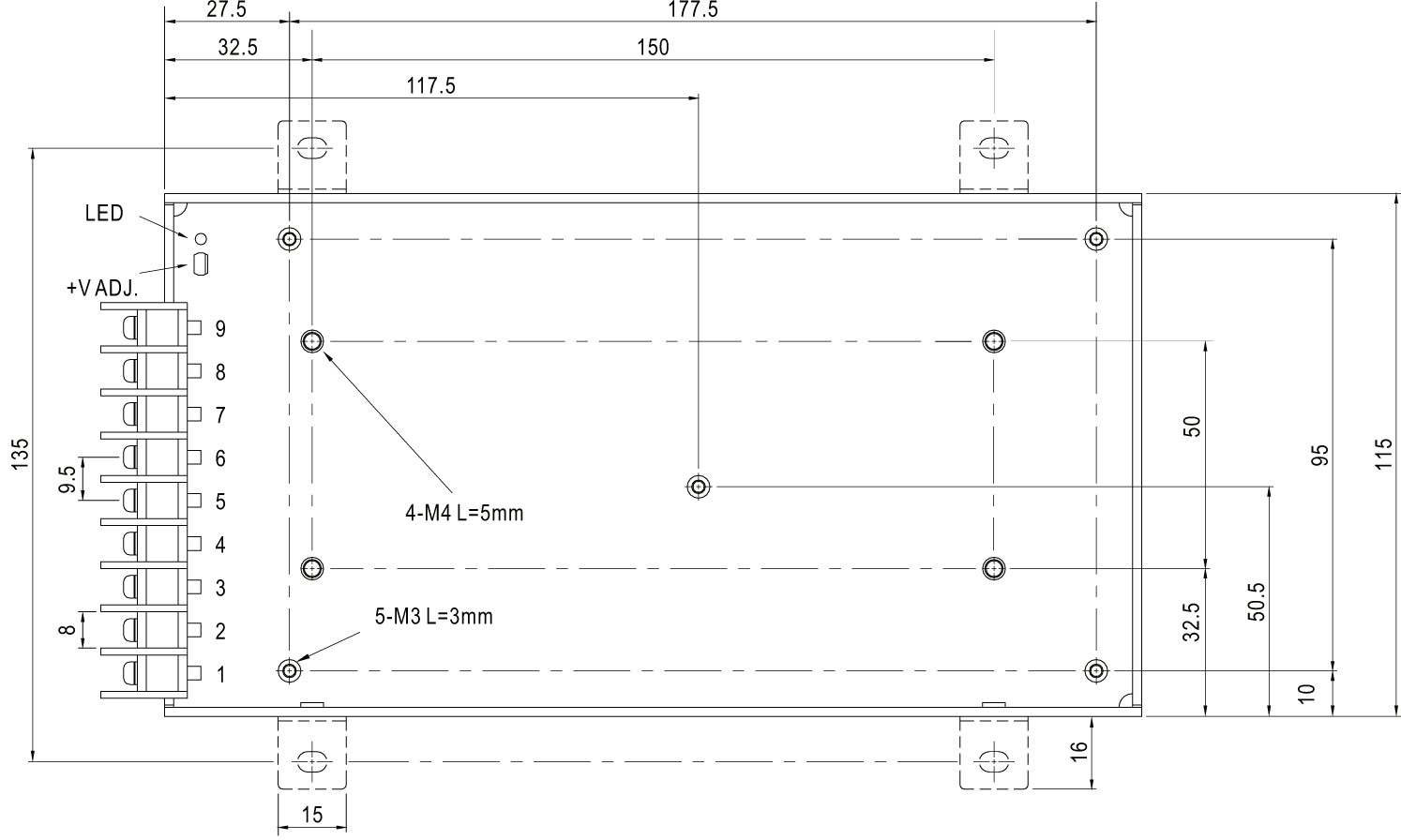 LED Netzteil Meanwell LRS- 200W Für LED Strips 24V