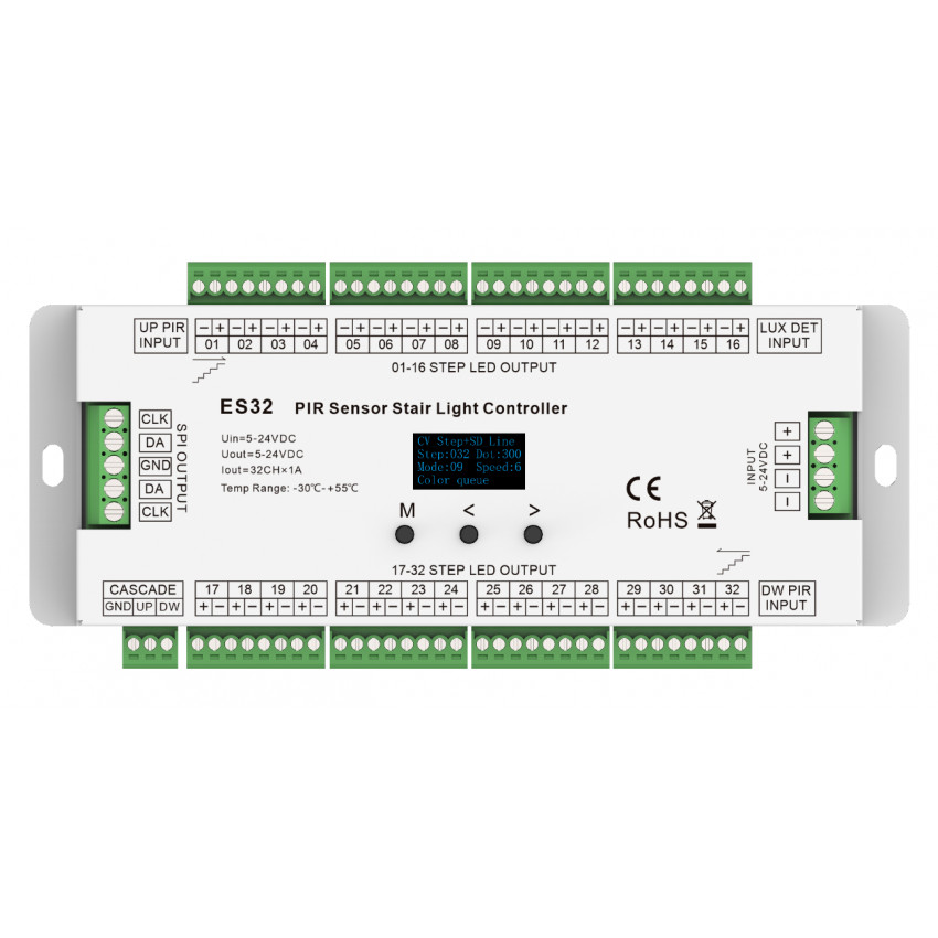 Controller Folge Deine Schritte für Treppen mit PIR-Sensor 12/24 DC