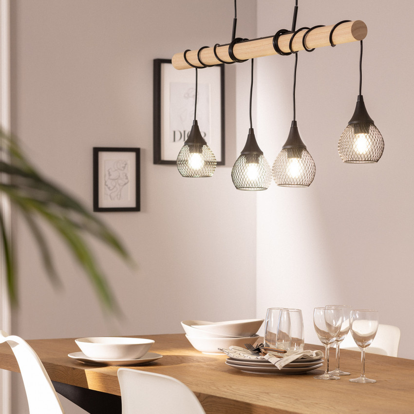 Hängeleuchte ROHANA Weiss