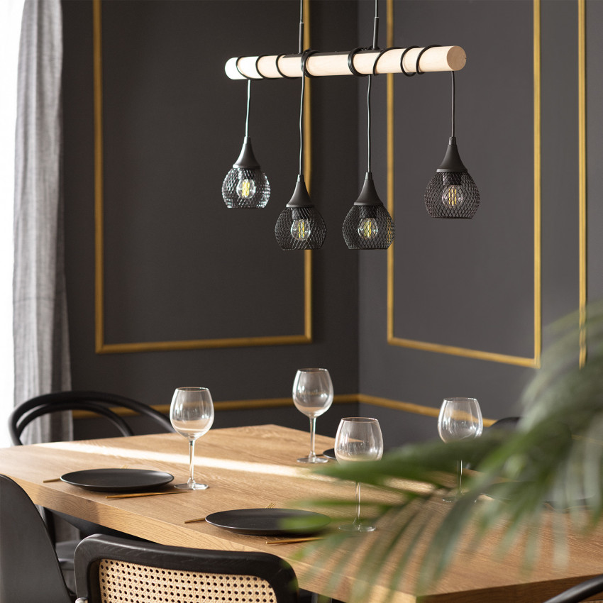 Hängeleuchte ROHANA Weiss