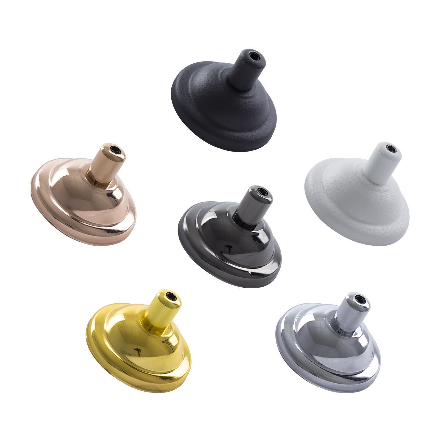 Metallisierte Lampenrosette Design