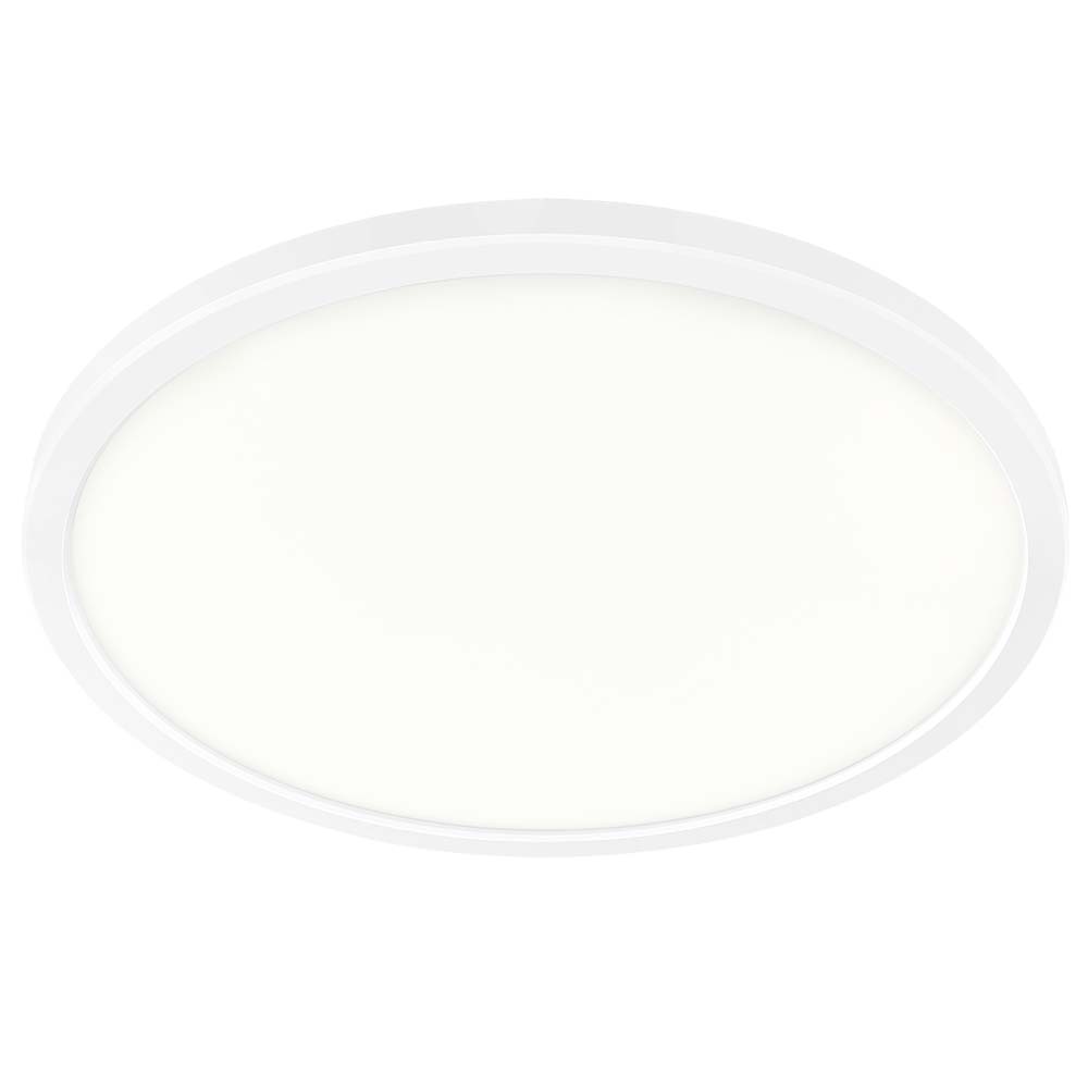 LED Deckenleuchte -1600lm -Warmweiß Direkt & Indirekt 2700K Dimmbar per Schalter Weiß