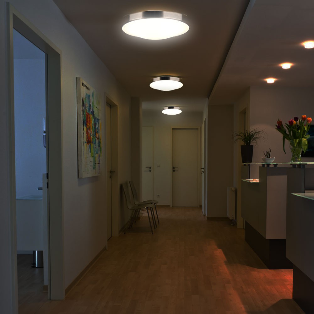 LED-Deckenleuchte Ziani Ø 30cm 580lm Warmweiß