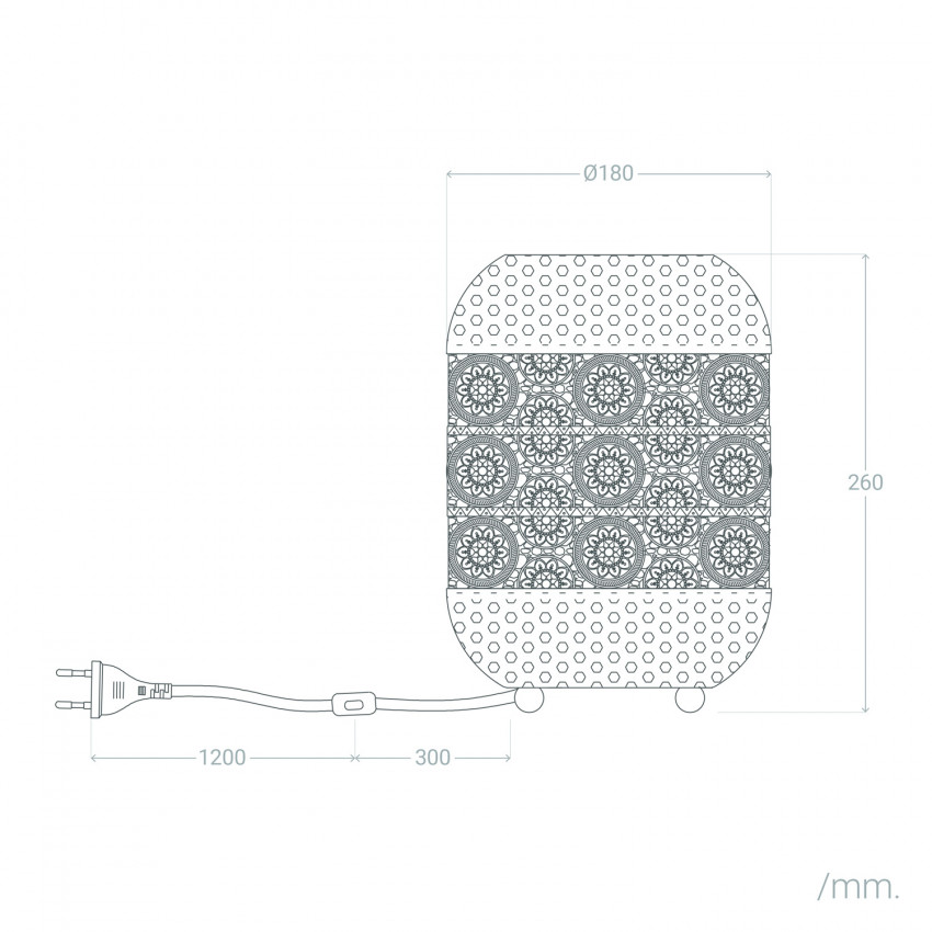 Tischlampe Samar Gross