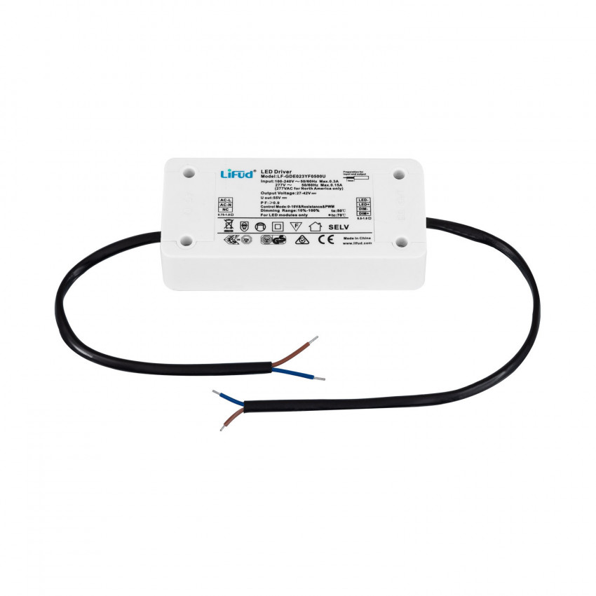 LED Panel LIFUD Slim 30x30cm 18W 1800lm Kaltweiß 6000K Dimmbar