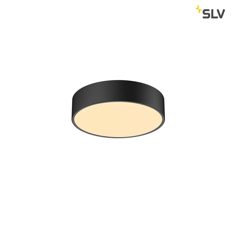 LED Deckenleuchte SLV Medo 30cm Triac Schwarz