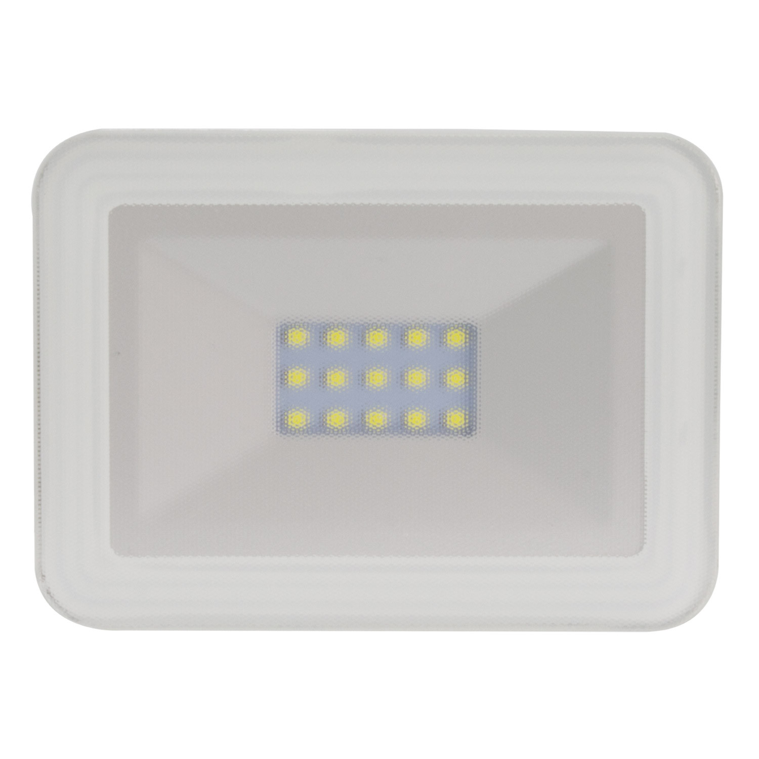 LED-Flutlichtstrahler Slim Glas Weiss10W 120lm/W IP65