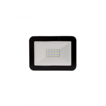 LED-Flutlichtstrahler Slim Glas Schwarz 10W 120lm/W IP65