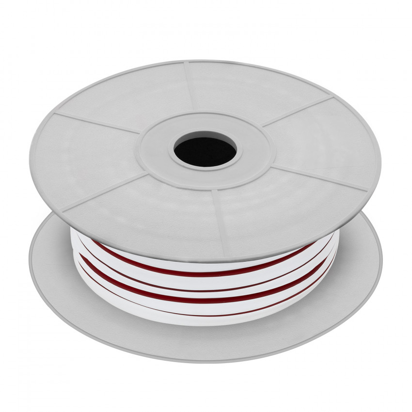 LED-Streifenrolle Neon 24V DC 120LED/m 50m Rot IP65