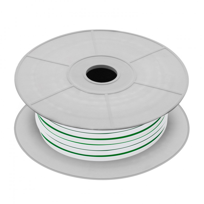 LED-Streifenrolle Neon 24V DC 120LED/m 50m Grün IP65