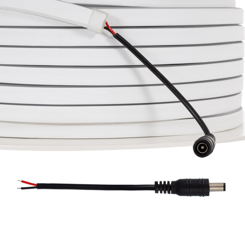 LED-Streifenrolle Neon 24V DC 120LED/m 50m Orange IP65