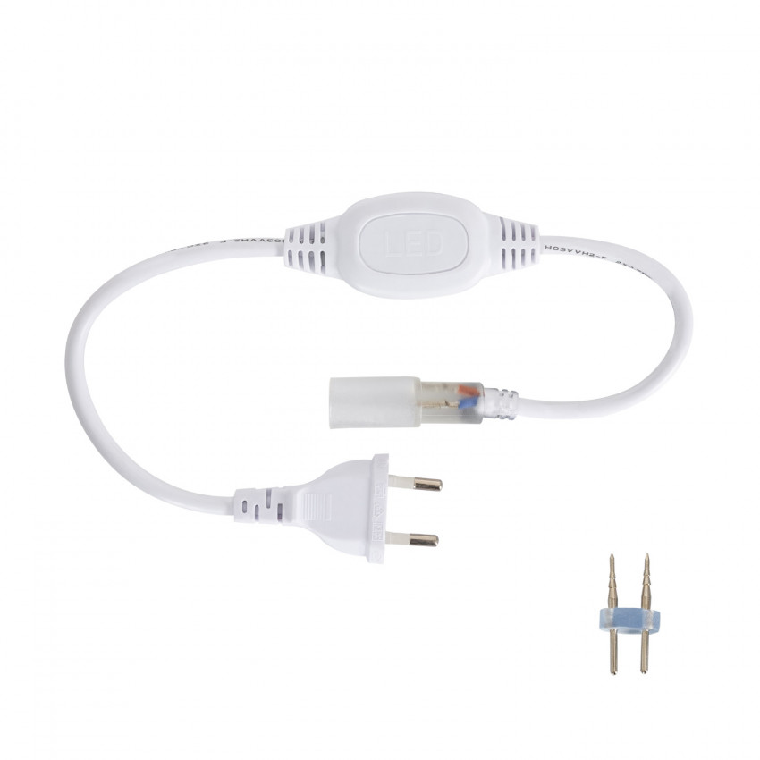 LED-Streifen Neon Dimmbar Rund 360 220V AC 120 LED/m Neutrales Weiss dimmbar IP67 nach Mass