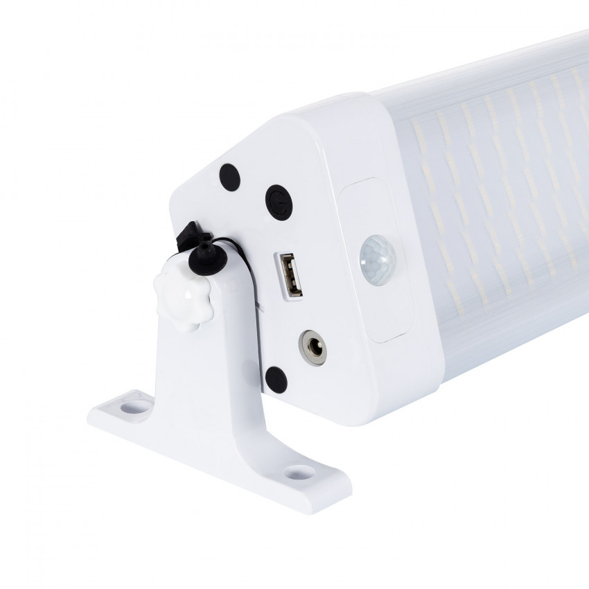 Feuchtraum Solar-Wannenleuchte mit integrierter LED 625mm 20W IP65