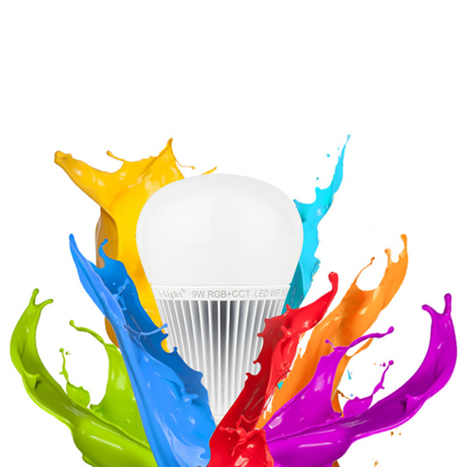 s.LUCE iLight E27 LED-Leuchtmittel 9W Alexa Kompatibel RGB + CCT