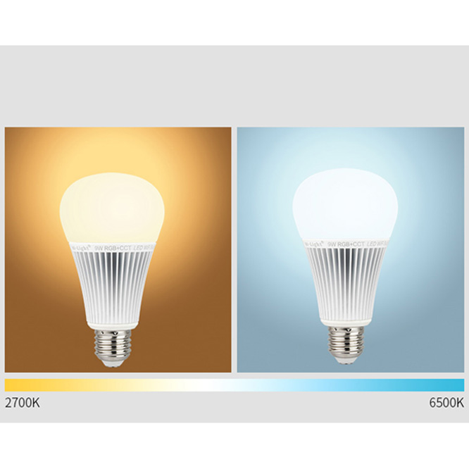 s.LUCE iLight E27 LED-Leuchtmittel 9W Alexa Kompatibel RGB + CCT