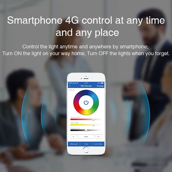 s.LUCE iLight E27 LED-Leuchtmittel 9W Alexa Kompatibel RGB + CCT