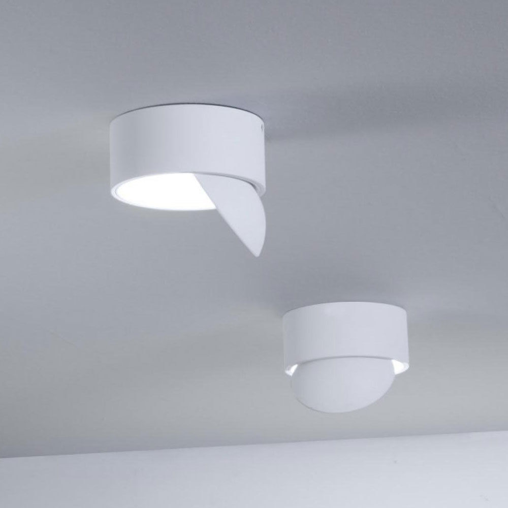 LED Aufbauspot Santa schwenkbar & Dimmbar 910lm extra Warmweiß 2700K Weiß