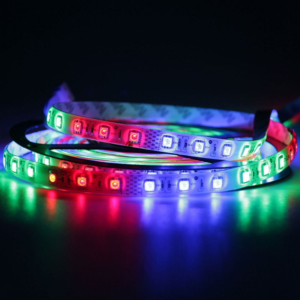 LED- Strip 14,4 W/m 60 LED/M IP65 RGB 12V 5m