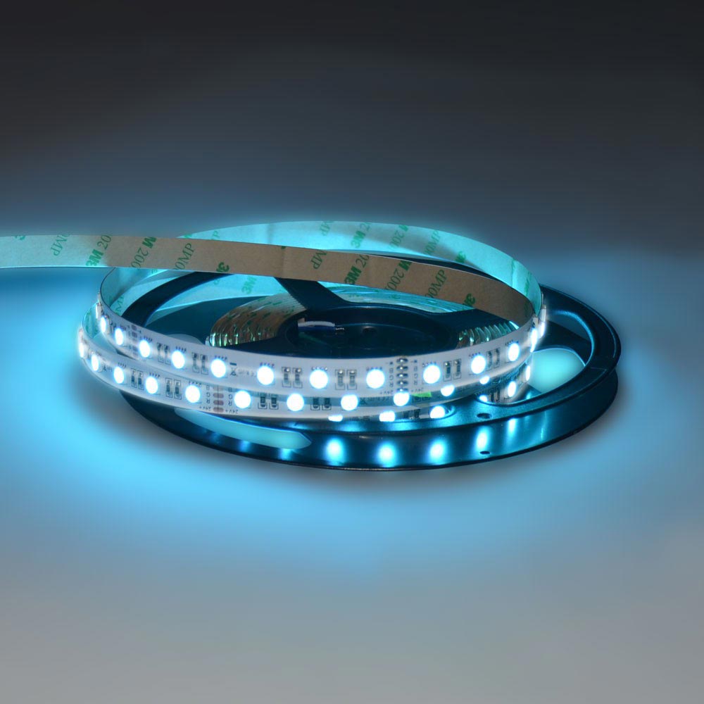 LED-Strip 19,2 W/m 5m RGB+Warmweiß 24V IP63