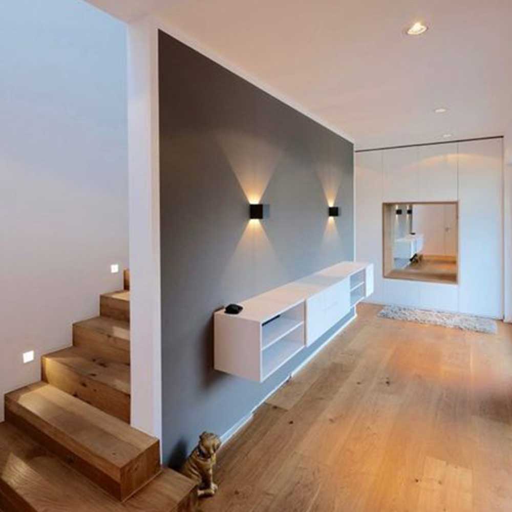 s.LUCE pro Ixa LED Wandleuchte IP44 verstellbare Winkel Weiß