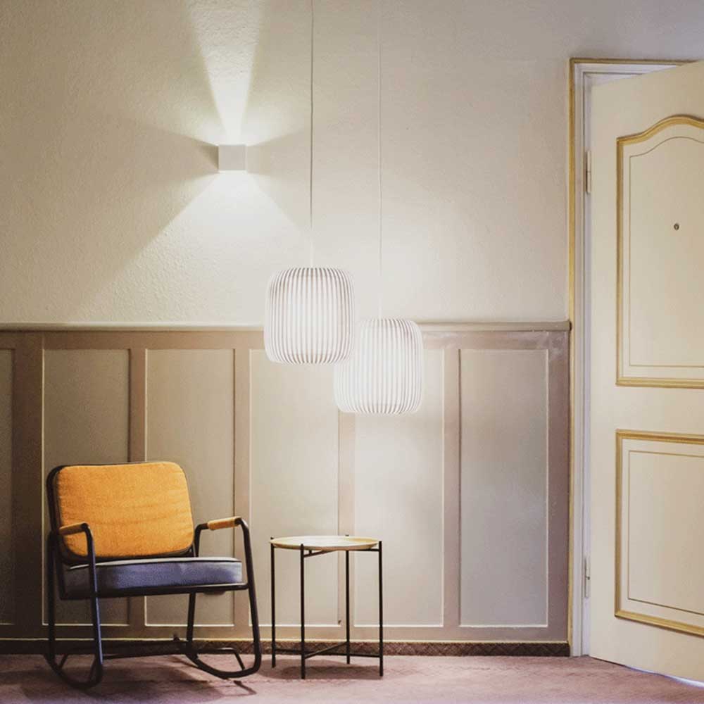 s.LUCE pro Ixa LED Wandleuchte IP44 verstellbare Winkel Weiß