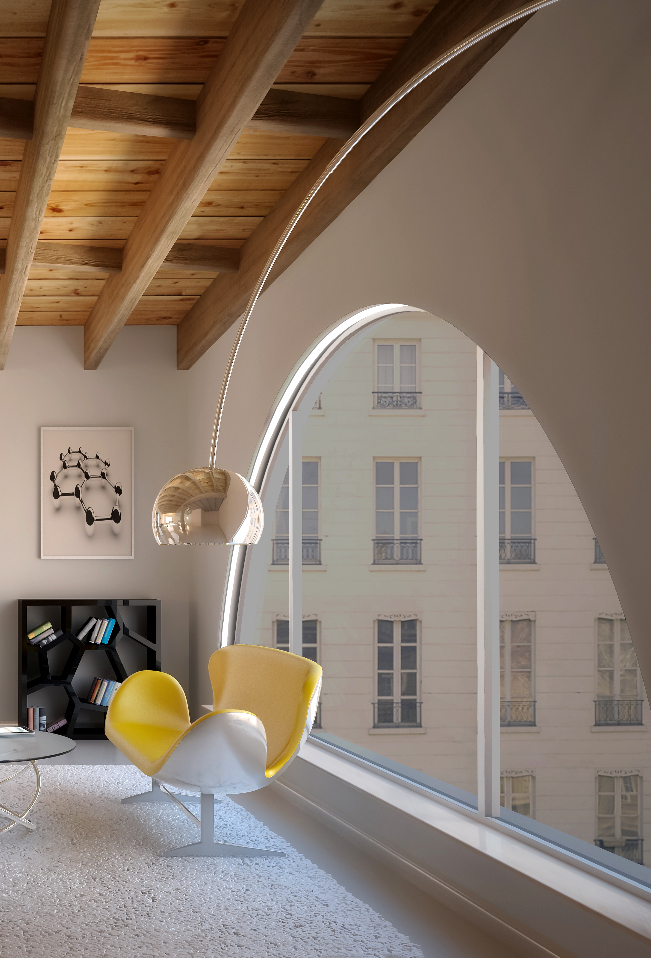 LED Profil ARC12 CD/RU5 1000 Alu eloxiert